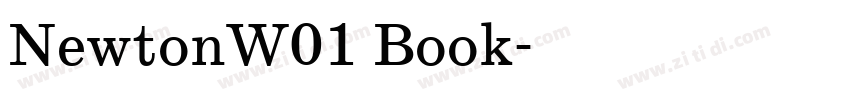 NewtonW01 Book字体转换 NewtonW01 Book字体转换